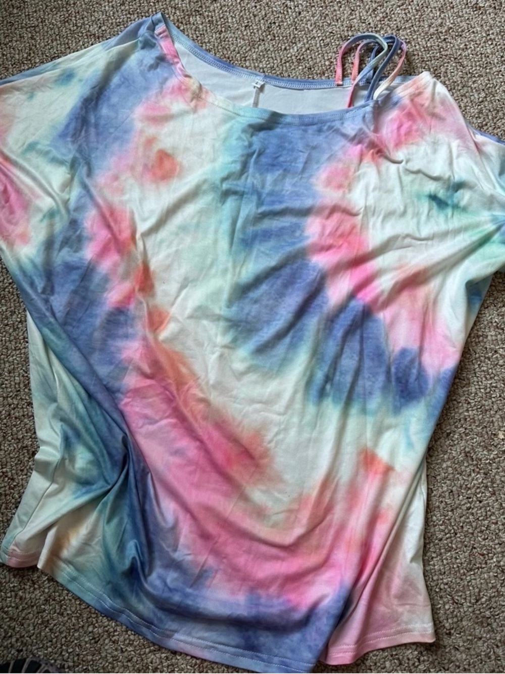 Source Unknown Multicolor Tie-Dye Short Sleeve Tee